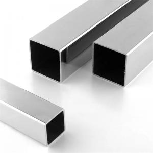 China Seamless Square Rectangle Stainless Steel Pipe 2mm Thick 304 316Ti Stainless Steel Tube on sale