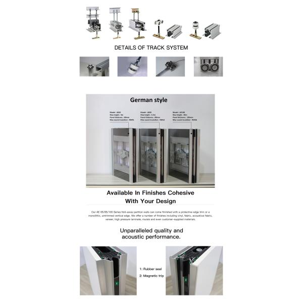 Collapsible Movable Partition Screens | Flexible Space Division for Retail/Exhibition Halls | Fireproof & Sound Proof