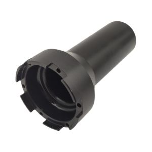 China Precision Aluminum CNC Machining Services With High Gloss Black Anodized wholesale