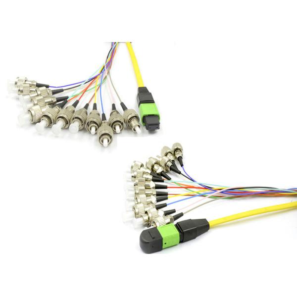 CATV 100G MPO MTP Patch Cord to 12 FC UPC Active Device Termination
