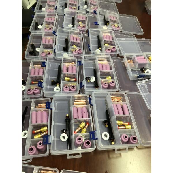16pcs Tig Consumables Kits , Argon Welding Torch Spare Parts For WP17 18 26