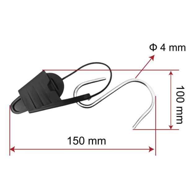 FTTH Combination Flat Cable Drop Clamp ZCSPC-05 - Premium Clamping Tool for FTTH Installations