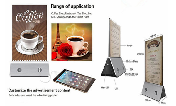 4 Usb Lines 13000mah Menu Lipstick Power Bank Custom Phone Charging Base