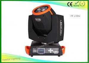 China 230w Spot Moving Head Light , Club Dj Stage Lights Electronic Focus wholesale