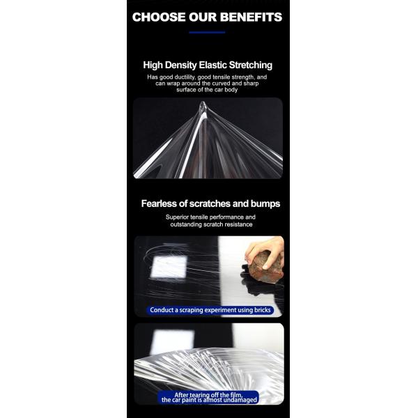 10 Mil Clear TPU Car PPF Heat Repair Anti Dirty Vehicle Paint Protection Film Self Adhesive