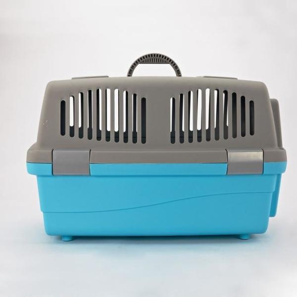 Plastic PP Pet Travel Carrier Airline Approved Dog Kennel Transport For Cat