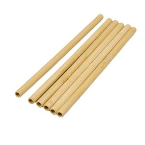 Biodegradable Bamboo Natural Drinking Straws For Coffee Cold Drinking