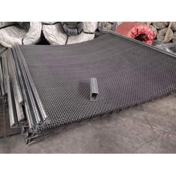 65mn Hight Carbon Vibrating Woven Screen Mesh For Mining And Crusher