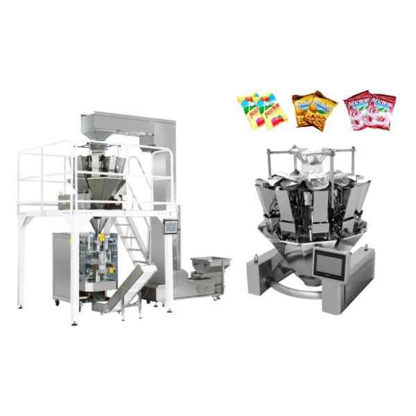 Mini Bear Center Filling Biscuit Packing Machine Weight Packaging Machine Multi Heads