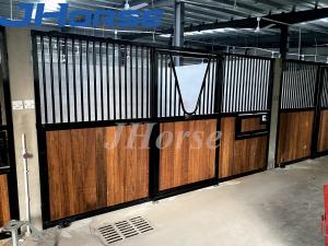 China Hot Dipped Galvanized Large Swing Door Horse Stall Fronts With Window on sale