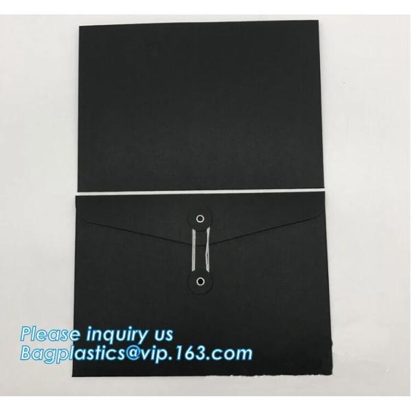 Custom Logo Private Label Brown Kraft Paper Envelope,Custom Made Own Logo Design Red Kraft Paper Letter Envelope Bagease