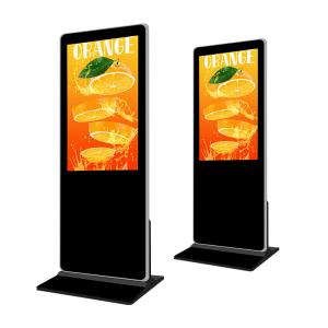 China 55-inch 16:9 Vertical LCD Digital Signage Machine 4000:1 Contrast Ratio And Wi-Fi SD Card Ads Display on sale