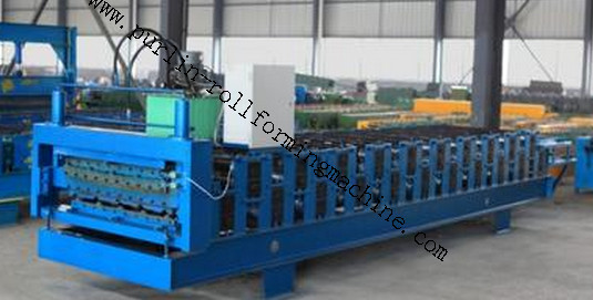 China High Speed Standing Seam Bemo Roof Tile Making Machinery Hydraulic Cutting Type wholesale