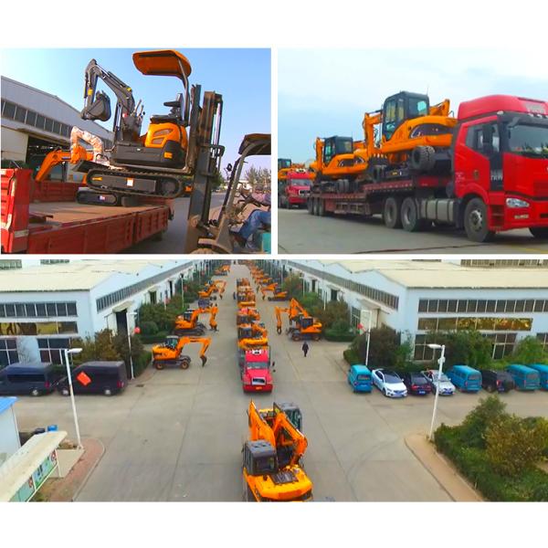 Small Hydraulic Crawler Mini Excavator with 2150mm Digging Depth and Spare Parts