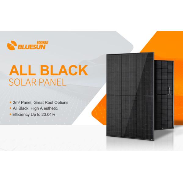 Bluesun High Efficiency Bifacial Monocrystalline Solar Panels Full Black N-type Topcon 440w 450w