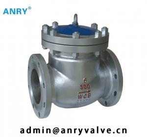 China Butt Welded  API 6D Check Valve  Stellite Overlay Disc  Stainless Steel wholesale