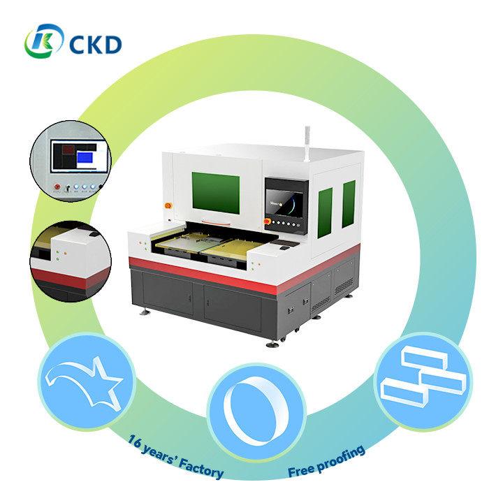 China Volume Glass Processing Simplified Ultra Fast Picesecond Laser Glass Cutting Machine with ±2μm Positioning Accuracy wholesale