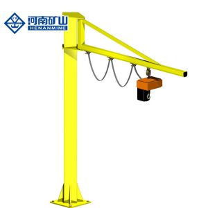360 Degree Fixed Column Jib Crane Light Equipment 1T 2T