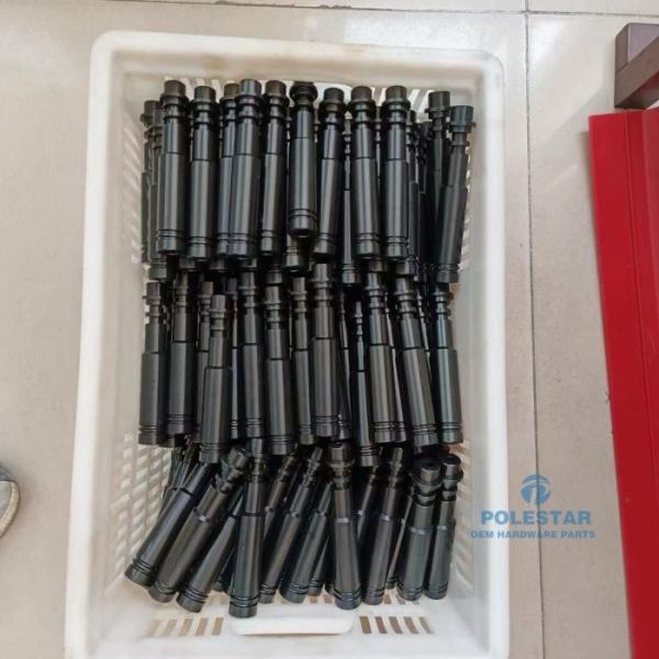 Scooter Shock Absorber Connecting Sleeve CNC Turned Aluminum Black Anodized