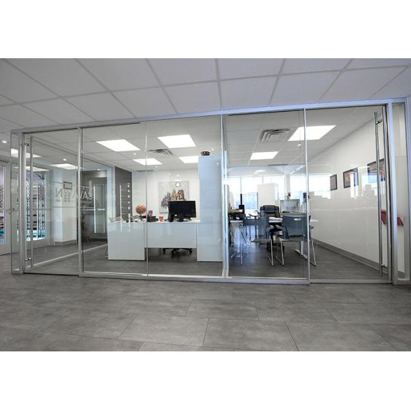 Glawall Partition Wall Concise Design Demountable High Security Single Glass Wall Partition