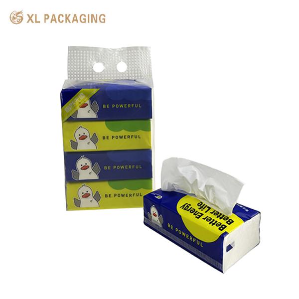 Custom Logo 3ply Disposable Facial Tissue Paper with Soft Texture and High Absorbency