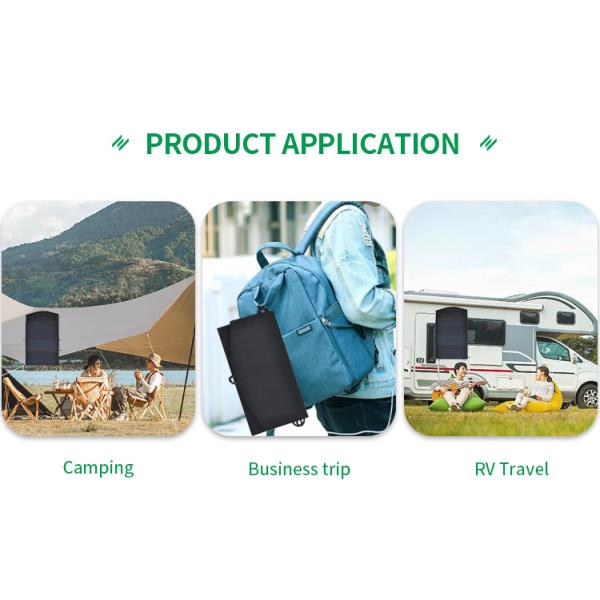 Outdoor Foldable Solar Powered Panel Portable 21W 6V Flexible