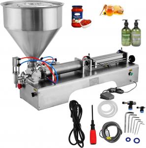 China Single head liquid paste linear automatic filling machine suitable for food processing paste paste filling wholesale