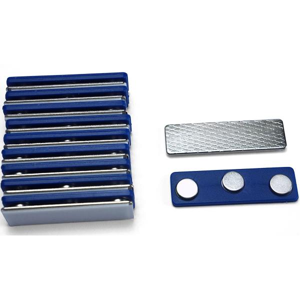 Kellin Neodymium Magnets Name Badge Magnets Magnetic Name Tag Holders with Three Neodymium Magnets