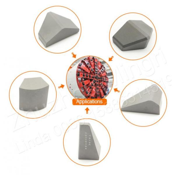 YG13c Tungsten Carbide Teeth Tips Price For Tunnel Boring Machine Parts