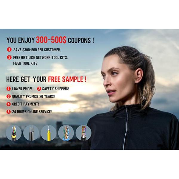 Pre-connectorized Fibre Optic Cable Patch Cord SC Connector FTTH Drop Cable Jumper 1 2 4 CORE factory