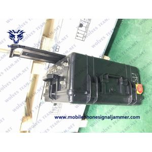 Military 20 - 6000Mhz High Power Waterproof Vehicle Bomb Jammer RF WIFI GPS Cell Phone Signal Jammer