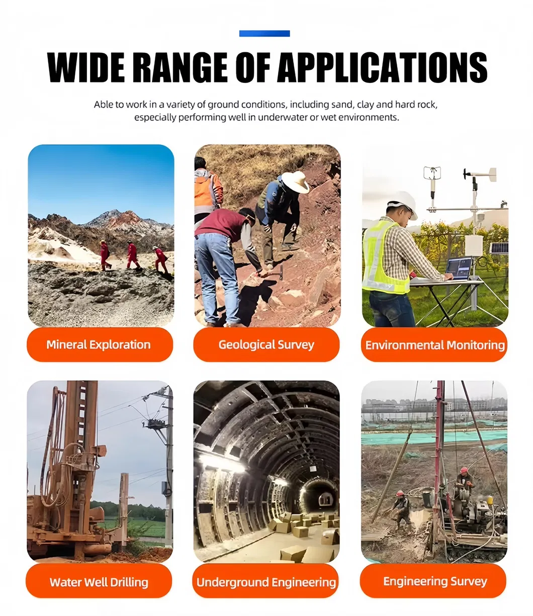 Fsl400 Efficient Reverse Circulation Drilling Machine RC Air Lift Deep Exploration High Recovery Mining for 400m