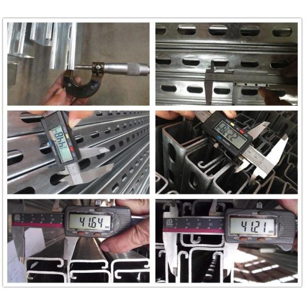 41X 41 Galvanized Slotted Unistrut Channel 10 FT Steel Strut Channel