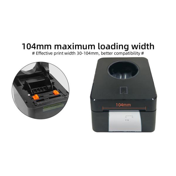 Bluetooth Direct Thermal Printer for High DPI Printing on Android and iOS Platforms