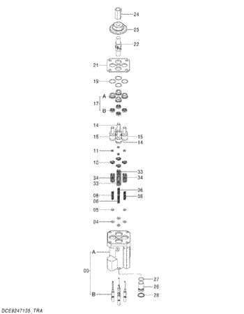 9759157 Piston Valve Pusher For HITACHI DEERE ZAX200-3 ZAX450