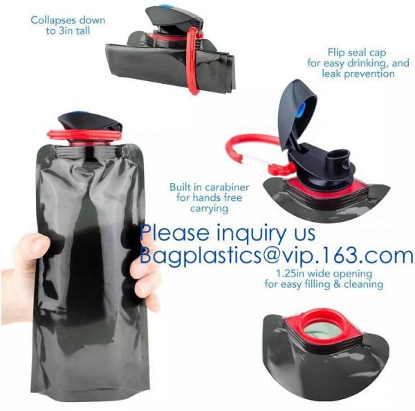 Portable portable collapsible hiking water container foldable water bag 5 liters,5L BPA Free Collapsible Water Bottle Fo
