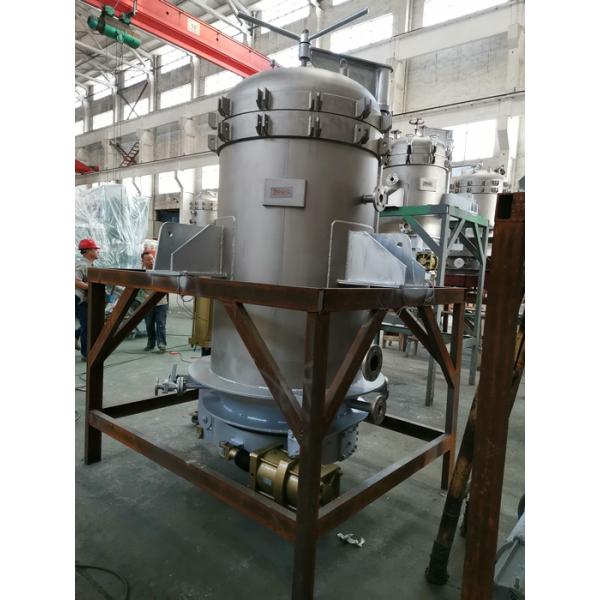 Deodorized Oil Vertical Metal Leaf Filter / Solid Liquid Filtration System