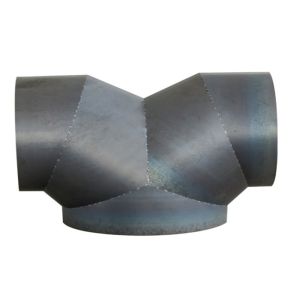 Customized Large Size Butt Welding Alloy Reducing Tee Carbon Steel Pipe Fittings