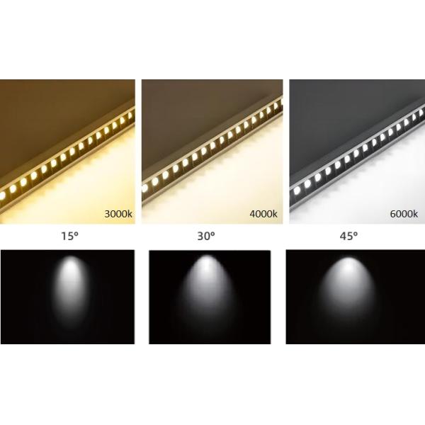 Dimmable Customizable LED Linear Spotlight Mini Size 1600lm With 10 Lights