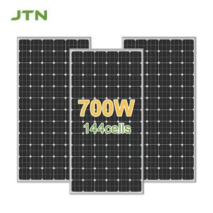 China 12 Years Workmanship HJT Solar Module PV Cell Panel Solar 700w 210mm High Power Shingled Solar Panel on sale