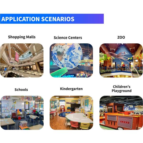 1024*768 Immersive AR Interactive Games Auto Calibration For Education Center