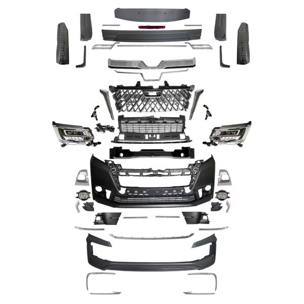 car accessories car body kit front facelift upgrade kit for toyota hiace KDH 200 narrow 2014-2018