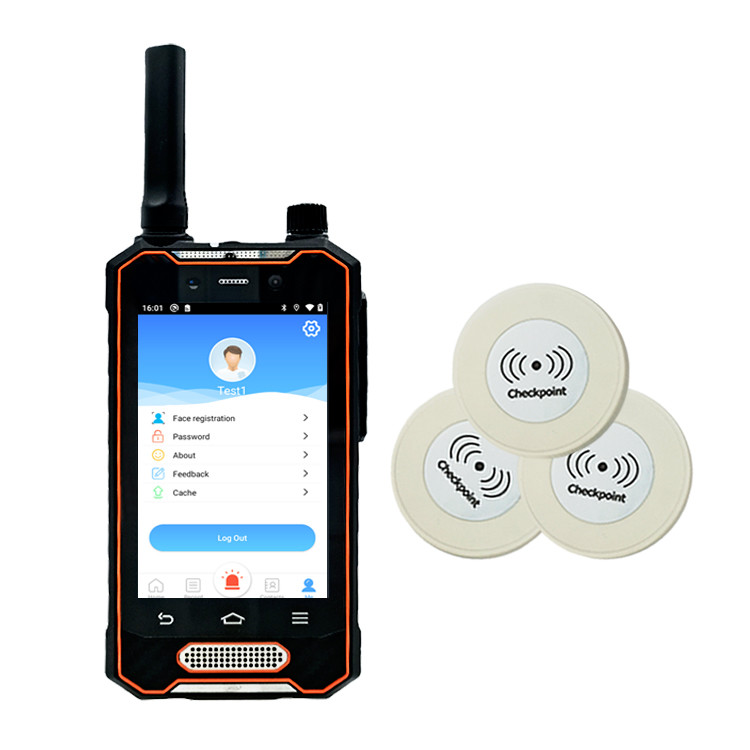 China Security Patrol Checkpoint System Wand 4G GPRS GPS NFC Touch Screen Face Identification wholesale