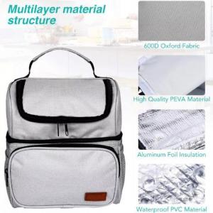 China 600D Oxford Outside PEVA Foil Liner Insulated Cooler Bag Eco Friendly wholesale