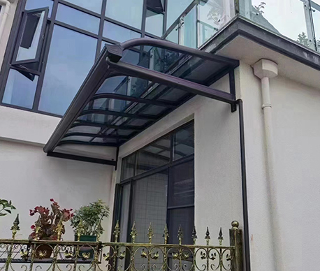 Contemporary Polycarbonate Awnings with Self Cleaning Function