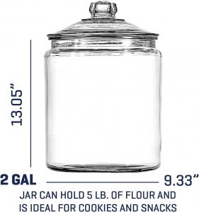 China Glass Cookie Jars Labels Marker Gallon Canister Sets For Kitchen Counter With Airtight Lids, Sugar Packet Holder wholesale