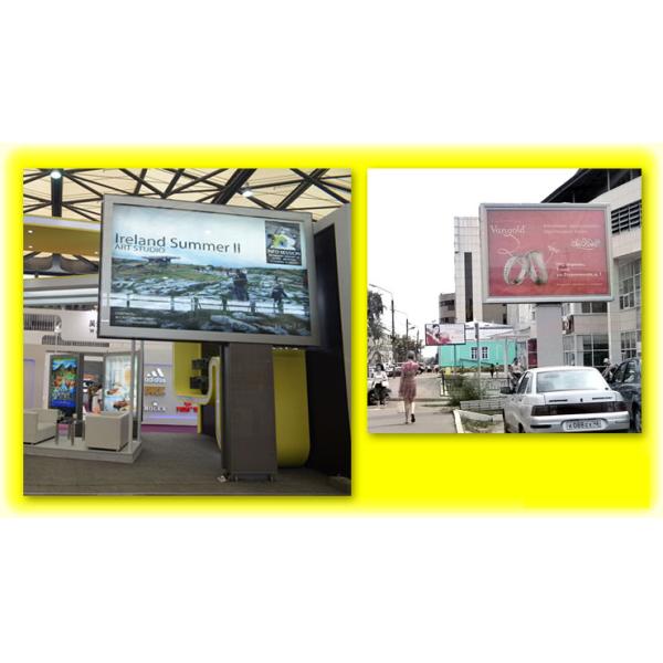 Mega Board Standing Lightbox Scroll Advertisement Environmental Protection