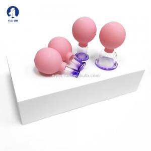 China 4pcs 15/25/35/55mm Chinese Traditional Single Glass Cupping Therapy Hijama Glass Fire Cupping Set on sale