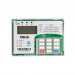 Long Battery Lifespan Dry Dial Type Prepaid Water Meter , Brass / Plastic Meter