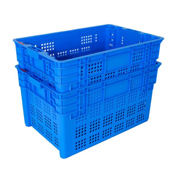 Mesh Style Dislocation Storage Plastic Moving Crate for Fruit in Customized
